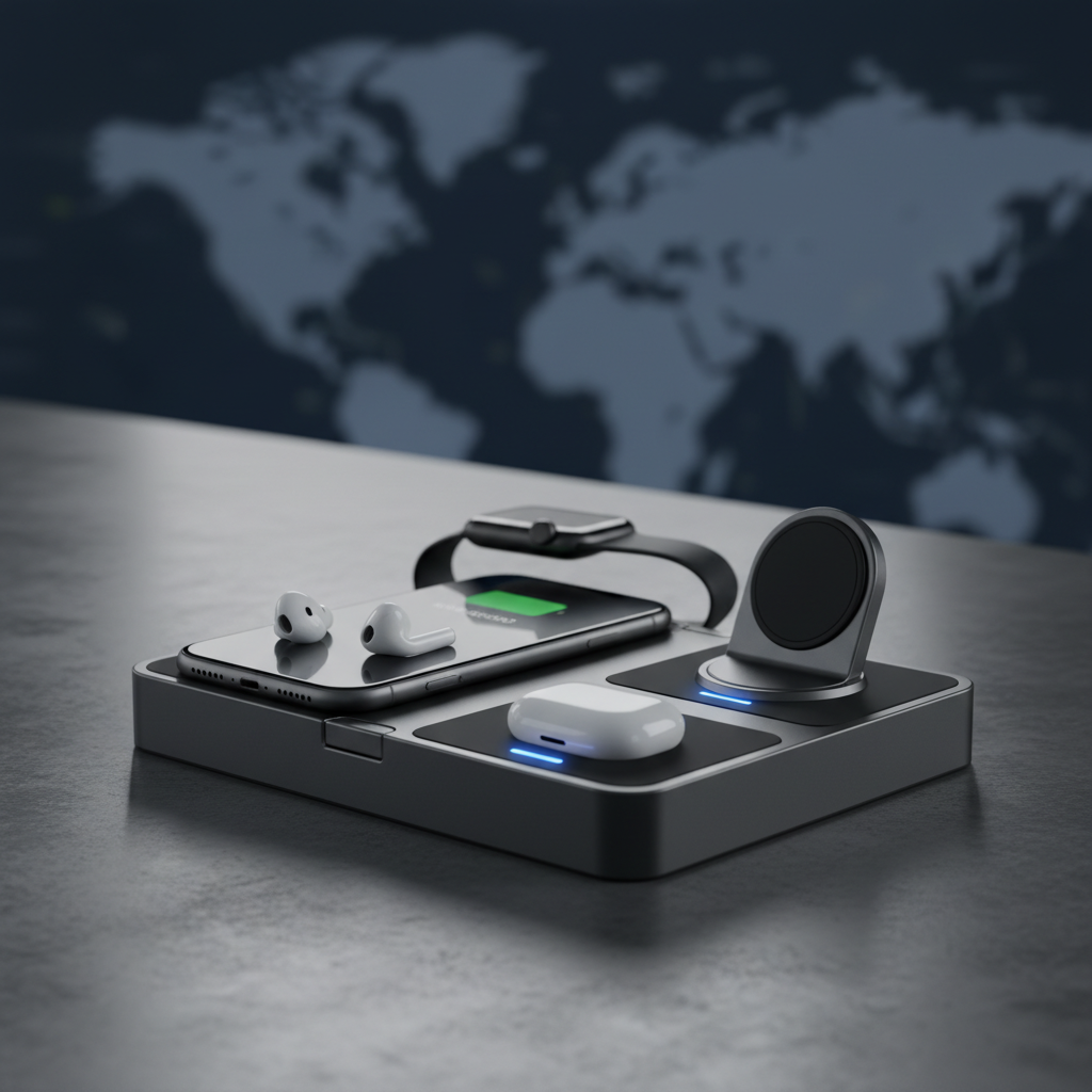 Carregadores 3 em 1 para Apple: praticidade em suas viagens