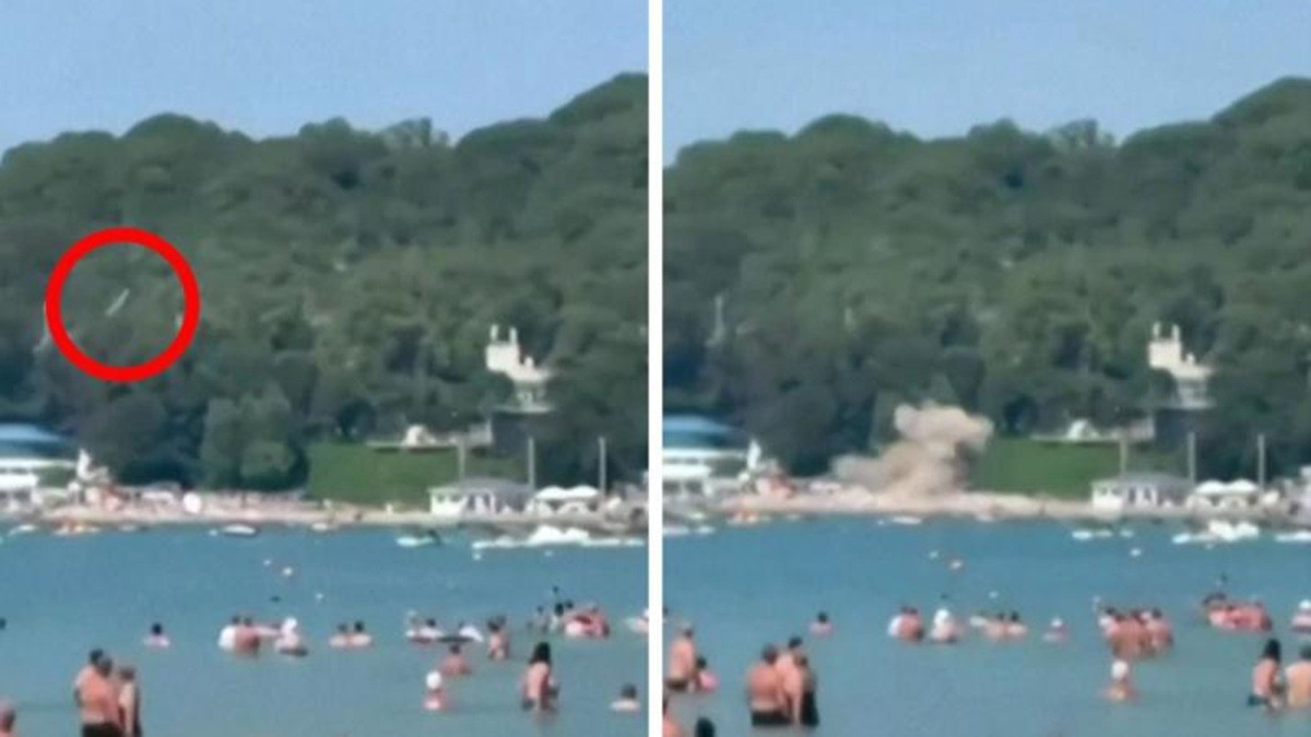Drone mata ao menos 7 pessoas em praia na Rússia