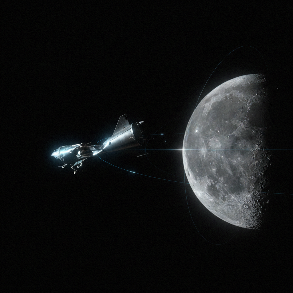 Foguete da SpaceX vai colidir com a Lua e choque podera ser visto da Terra
